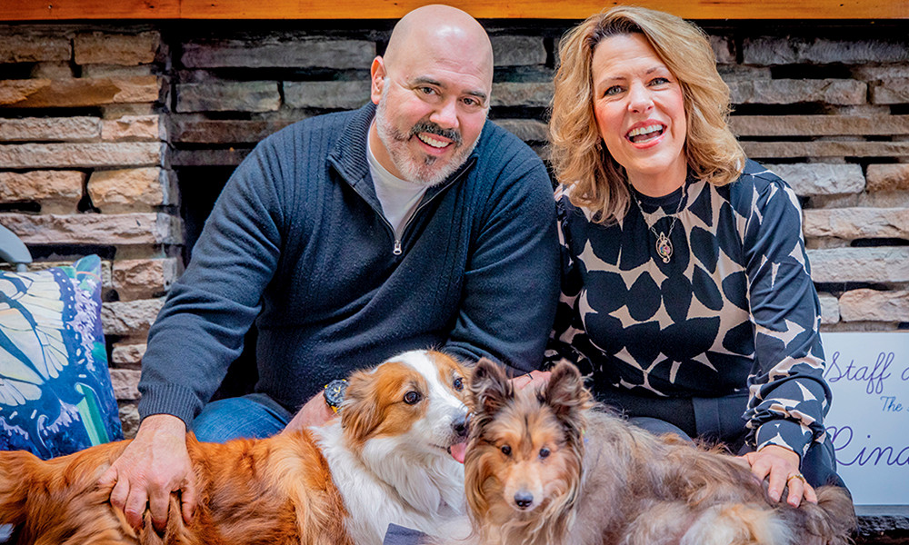 John Lucas med school dean Rina and dogs