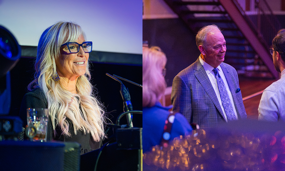 Joely Mauck and President Jim