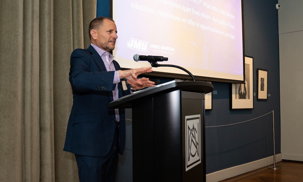 President Jim Listening Tour NYC emcee