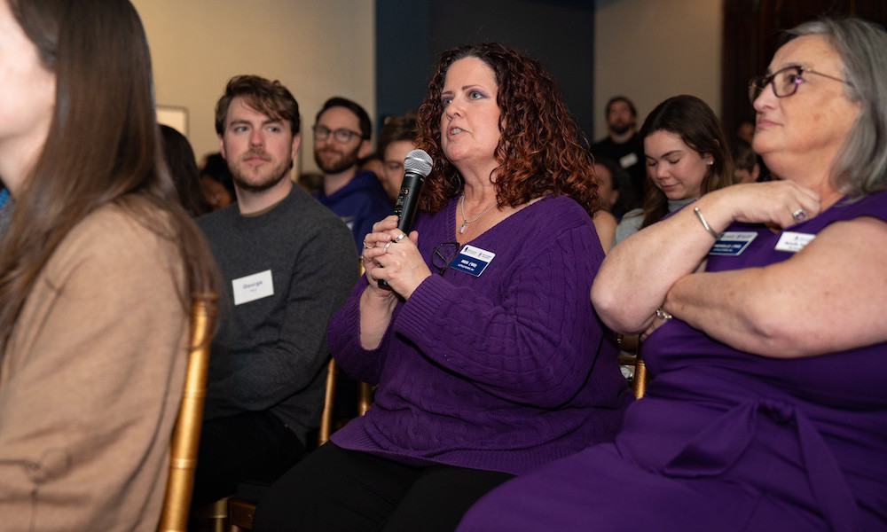 President Jim Listening Tour NYC Meg Jarrel