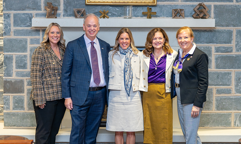 (L–R): Janet Kelly, James Schmidt, Suzanne Youngkin, Kim Schmidt, Aimee Guidera