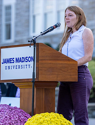 Morgan Steffen speaks at Madison Promise press conference