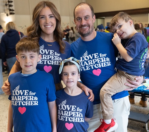 The Merkel family at Fletcherfest