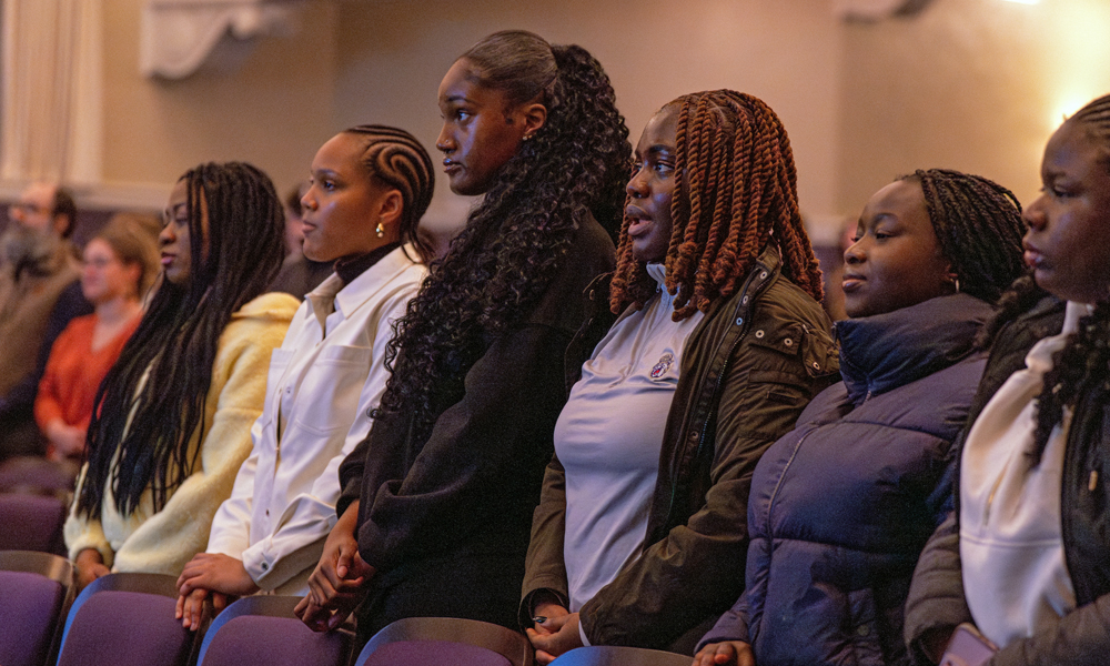 (L–R): Janet Kelly, James Schmidt, Suzanne Youngkin, Kim Schmidt, Aimee Guidera