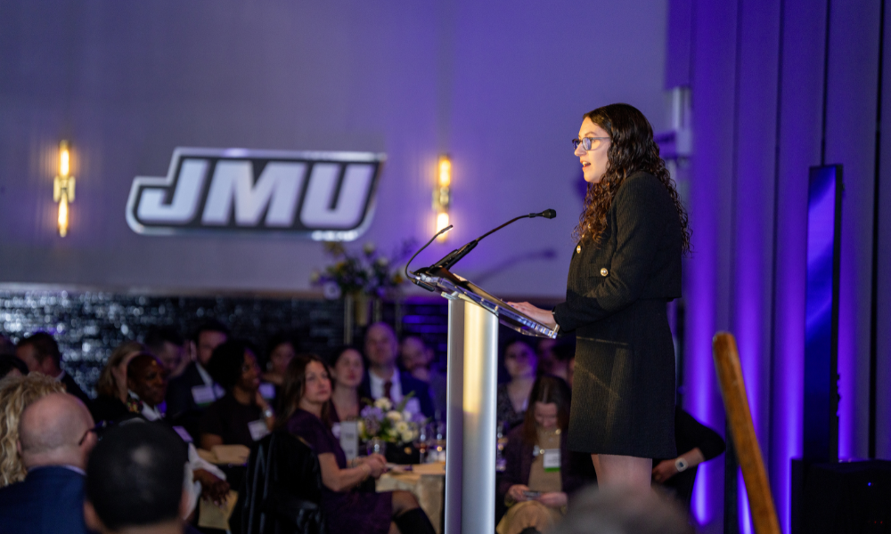 Award recipient Morgan Rylee Tribby (’26)