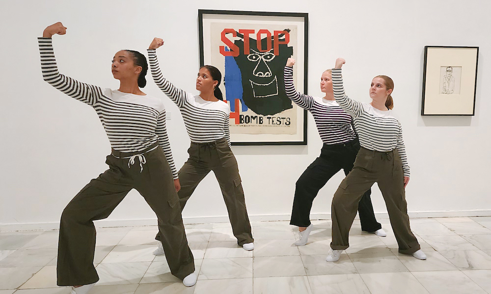 Ben-Shahn-exhibition-dance-students