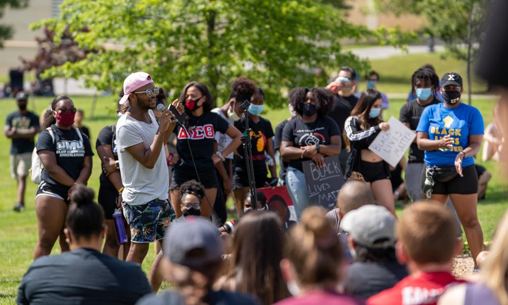 JMU NAACP march speaker