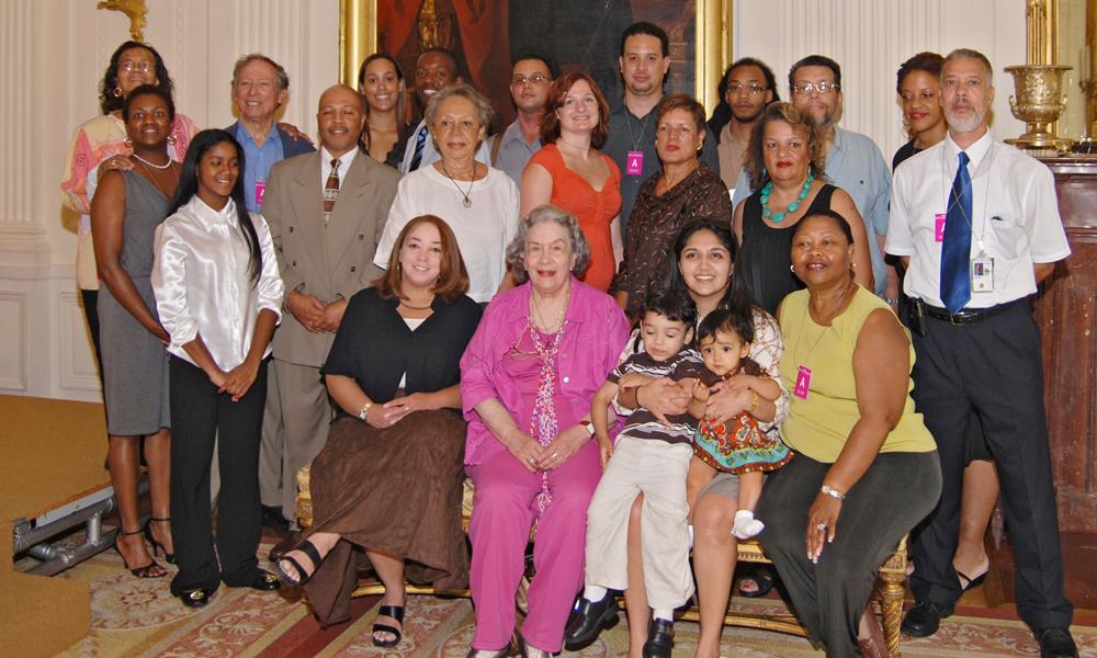 Raleigh Marshall family at White House