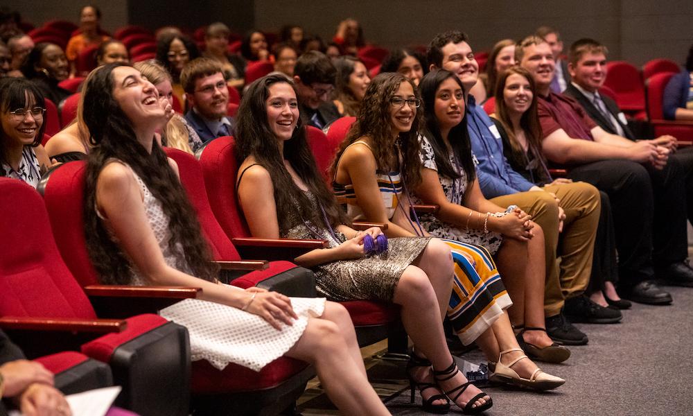 Valley Scholars laughing