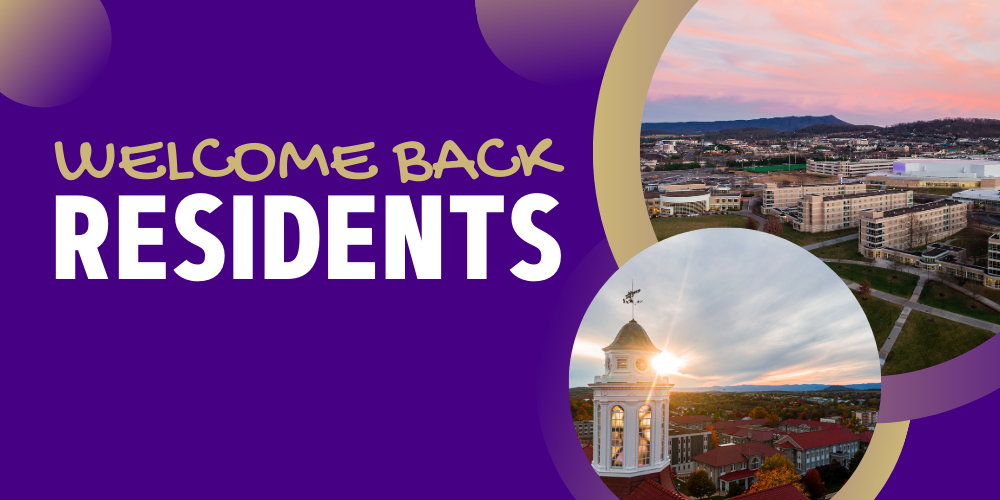 Welcome back Residents!