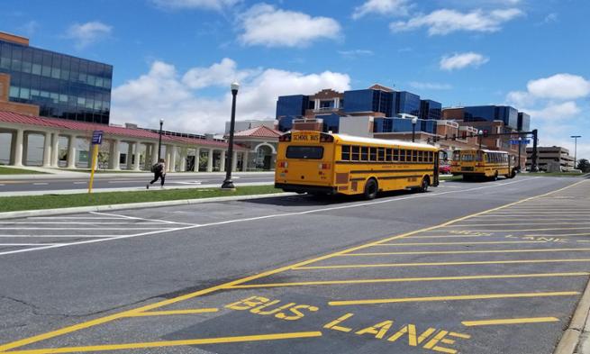 Bus Parking at Planetarium