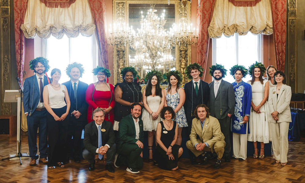 The class of 2026 celebrated their graduation at the Palazzo Borghese with faculty, staff, family, & friends.