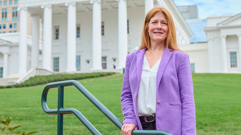 “Trish” Schwab Bishop (’92) reflects on her time as a Governor’s Fellow in L. Douglas Wilder’s office in Richmond.