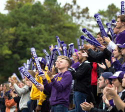 Fans at Bridgeforth Stadium