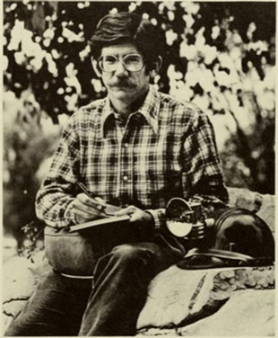 Yearbook image of Professor Bill Boyer