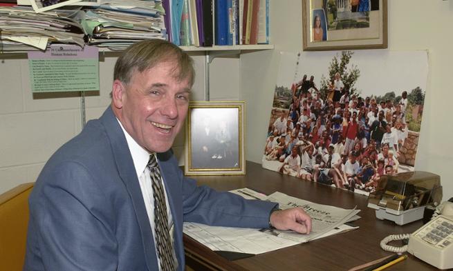 Image of David Herr in office