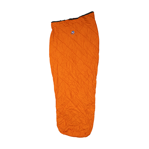 orange sleeping bag