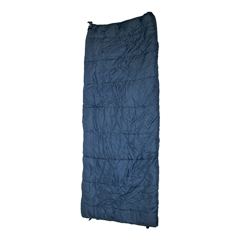 blue sleeping bag