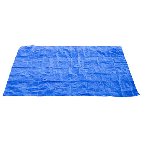 blue tarp