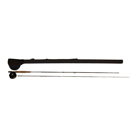 fly fishing pole with bag