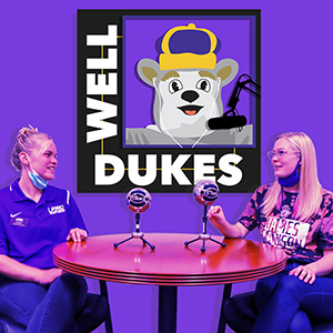 Students recording the Well Dukes Podcast