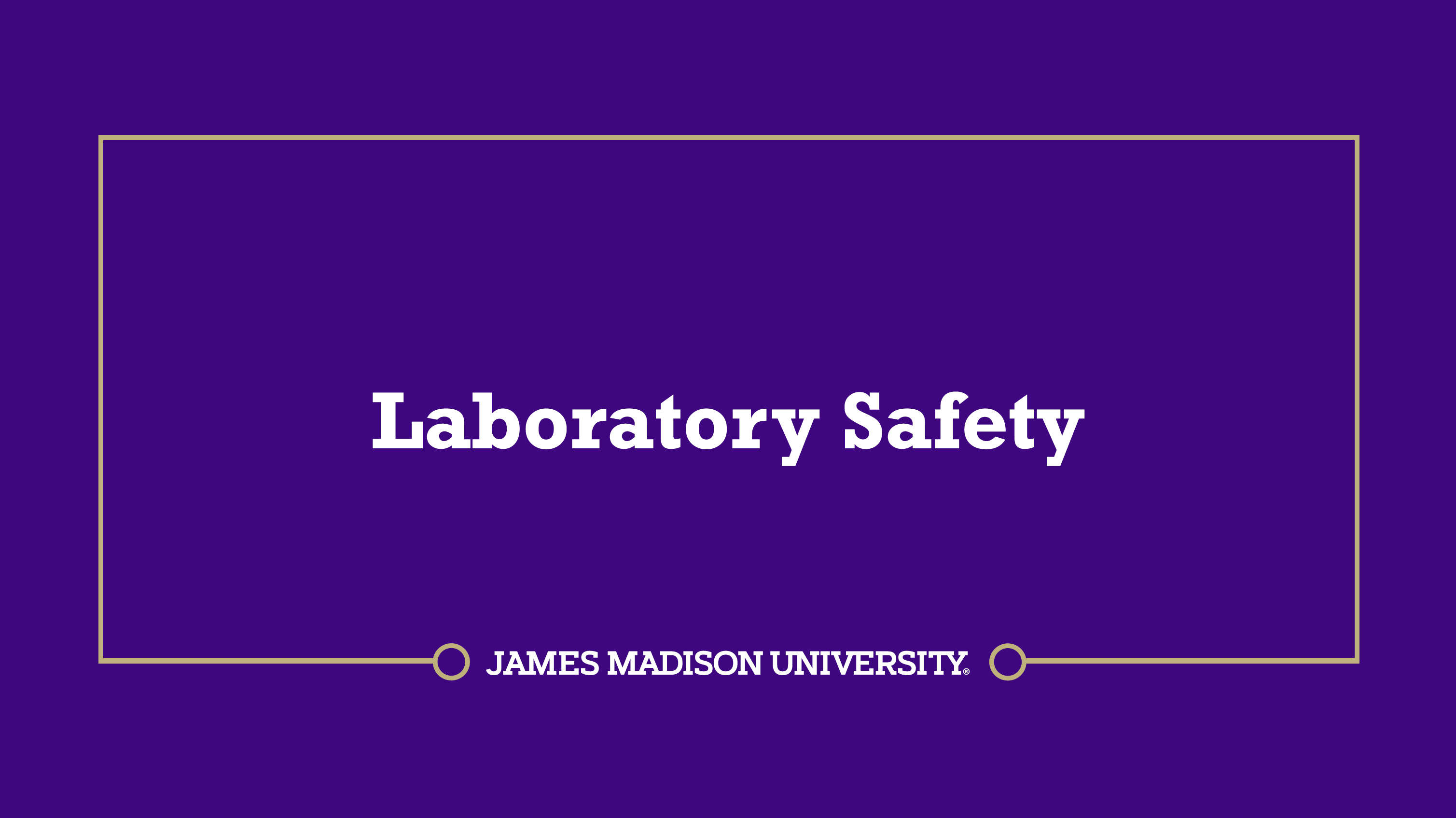 Lab Safety Training