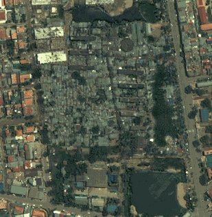 2005 Satellite image of the Borei Keila area studied by professor Bortolot