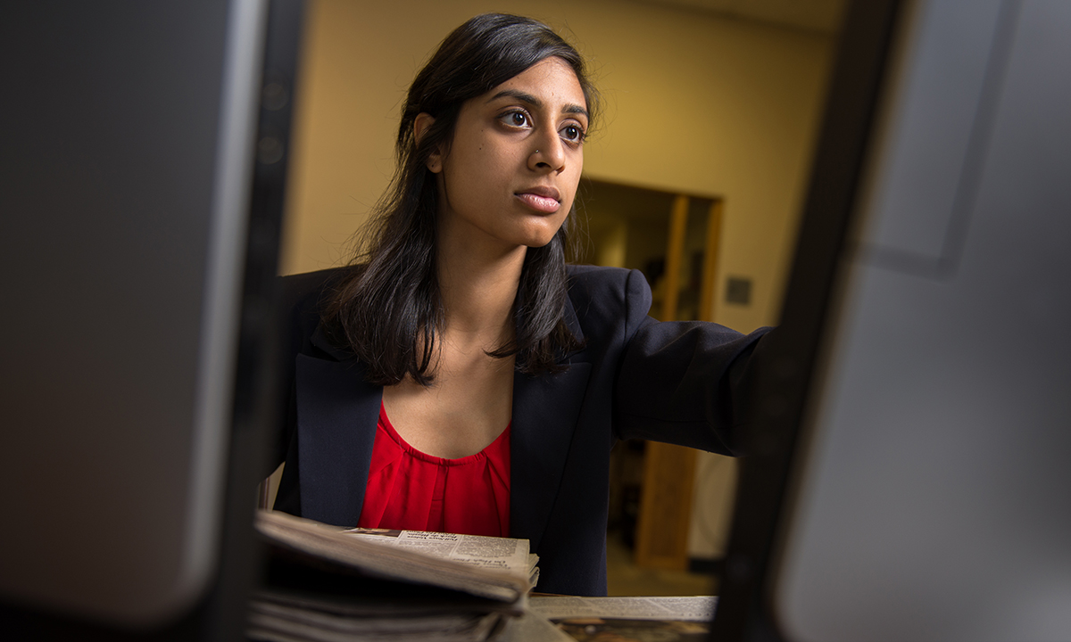 Shevy Chaganti, JMU international relations major