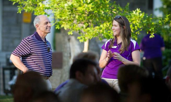 JMU Senior Vice President Mark Warner at Madison Alumni Conference