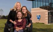 Photo of Leigh Sewell and her daughters