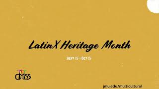 Primarily live-action video, promoting the various LatinX History Month events at James Madison University.