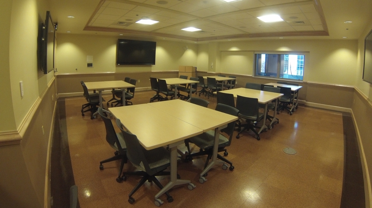 Picture of pods of 4 setup of room 3202