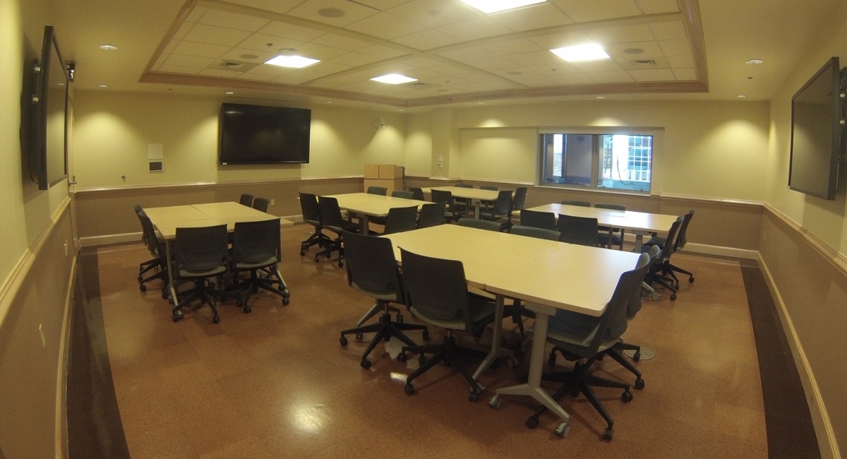 Picture of pods of 6 setup of room 3202