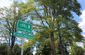 Bluestone Trail Sign