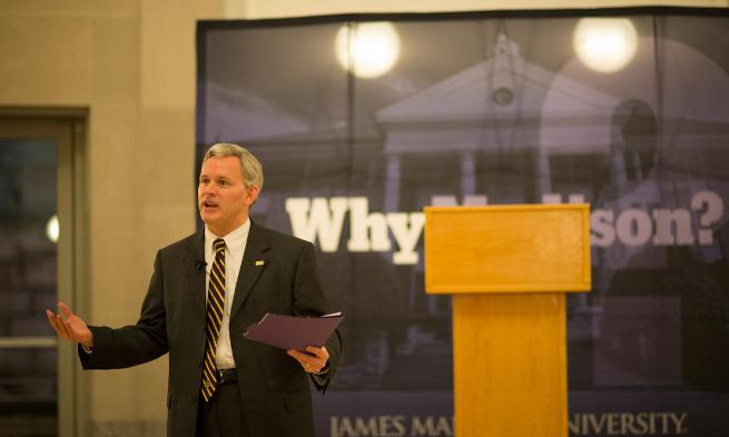 President Alger at the Washington, DC Why Madison event