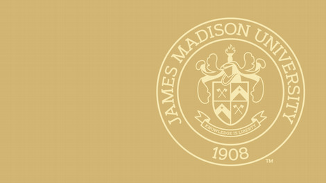jmu seal in gold