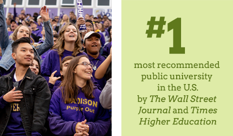 #2 graduation rate in the U.S. for large, master's level public universities