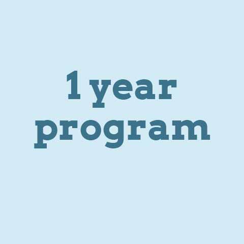 1 year program