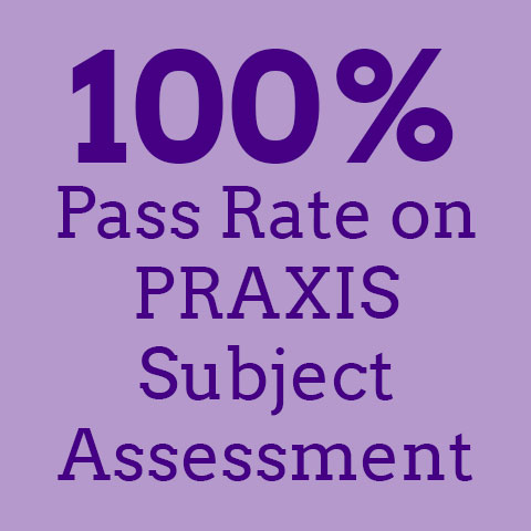 100% PRAXIS Subject Assessment Pass Rate