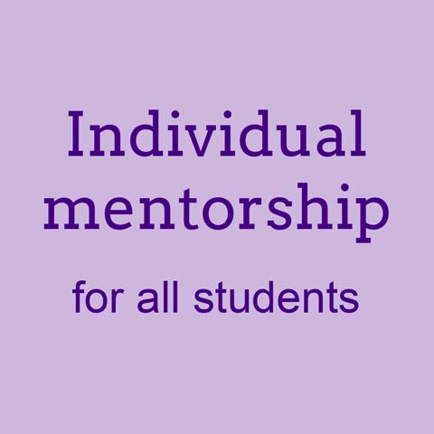 Individual mentorship for all students