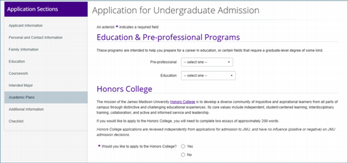 ApplyWeb - Honors Opportunity