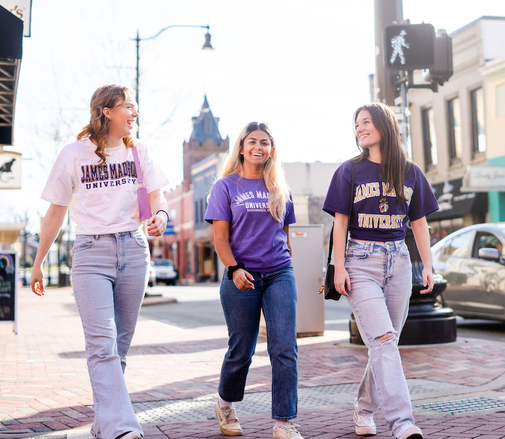 downtown-jmu-students