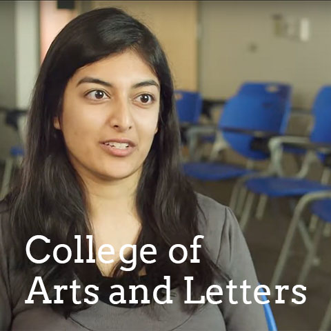 College of Arts and Letters video