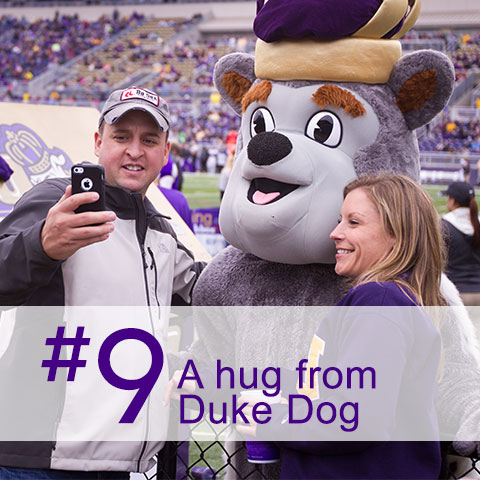 #9 A hug from Duke Dog