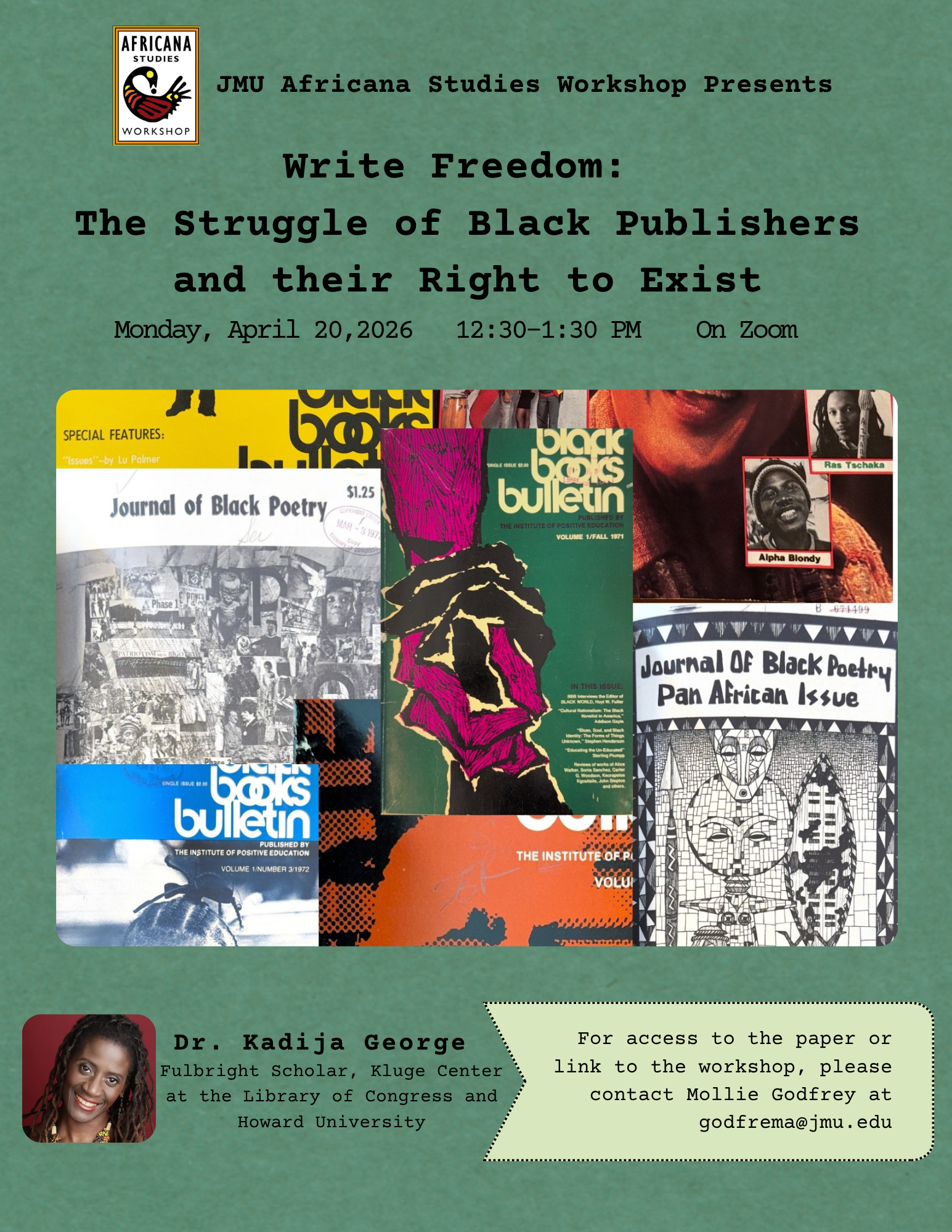 Write Freedom: The Struggle of Black Publishers and their Right to Exist.