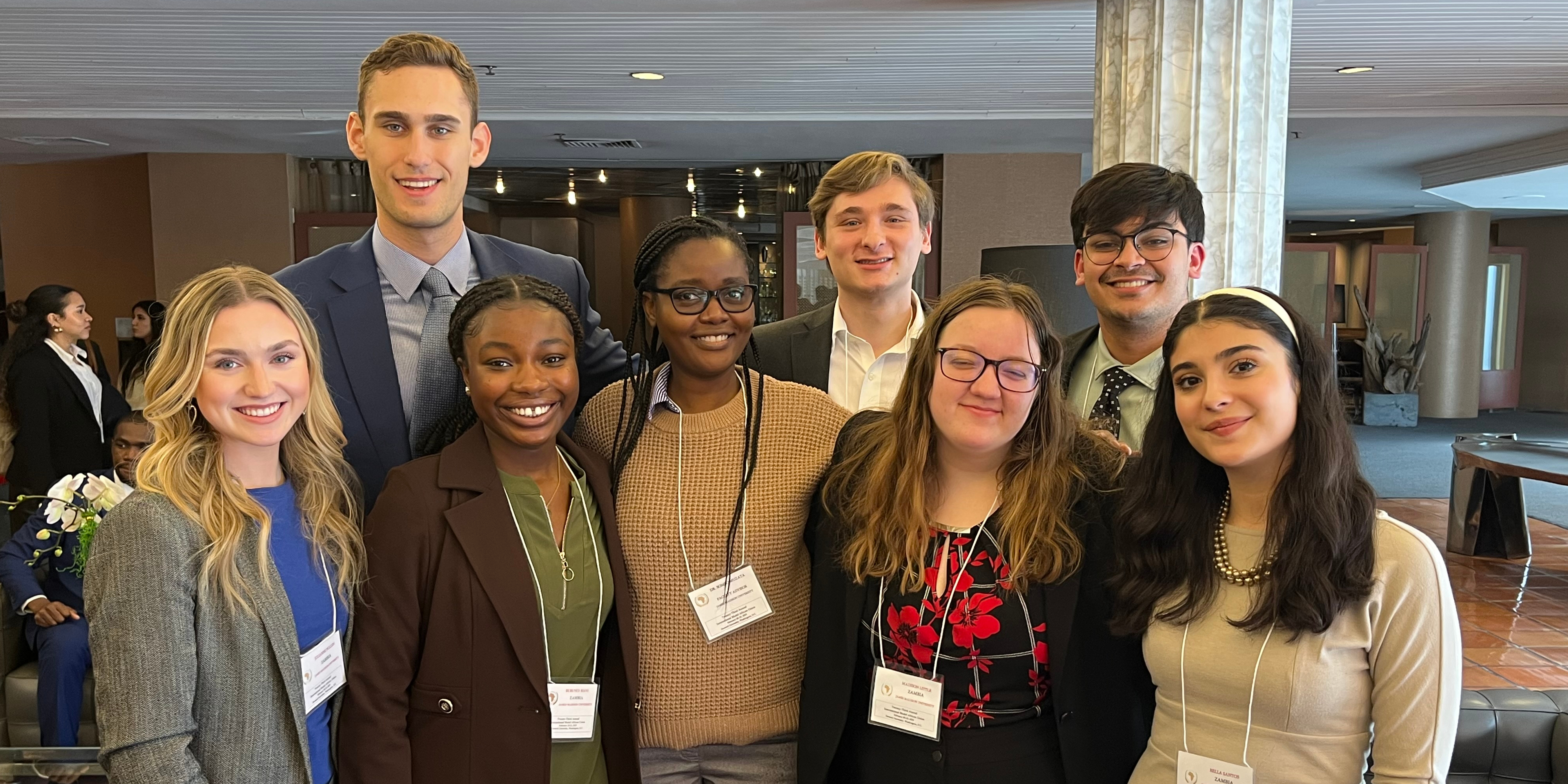 Photo of the IMAU team and Dr. Muzata