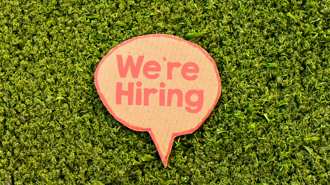 We're hiring graphic