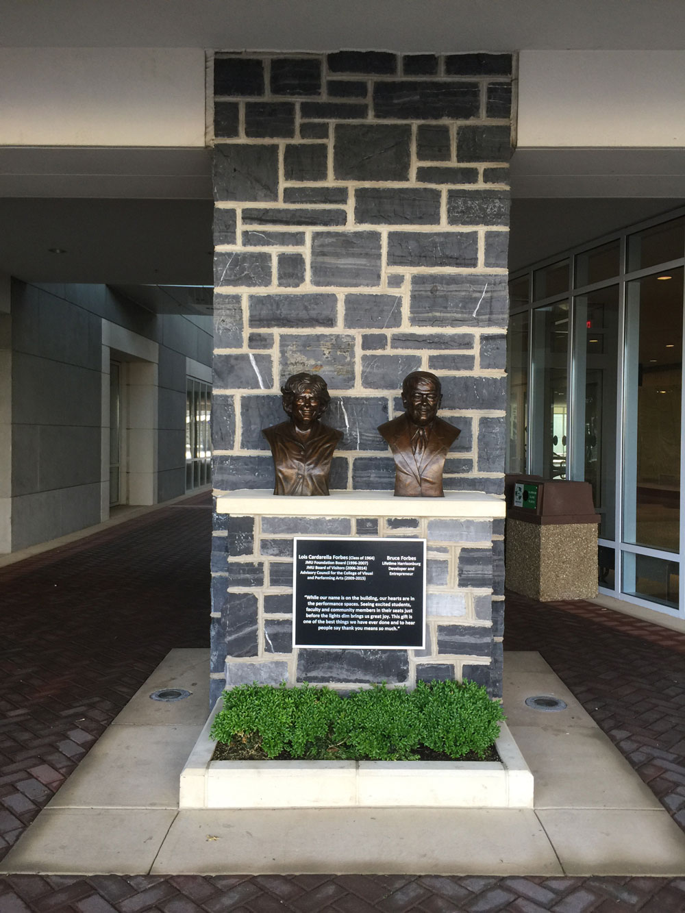 Lois and Bruce Forbes Sculpture