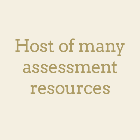 Host of many assessment resources