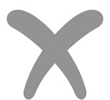 X mark icon representing discouraged AI practices